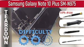 Samsung Galaxy Note 10 Plus SM-N975  Teardown Take apart Tutorial