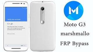 Frp Lock Moto G 3rd Gen Google Account Bypass