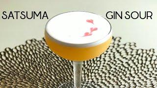 SATSUMA GIN SOUR || An easy gin sour variation