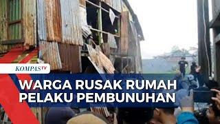 Tersulut Amarah, Warga Rusak Rumah Dua Remaja Pelaku Pembunuhan di Makassar!