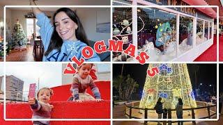 #VLOGMAS 5 VEMOS las LUCES de NAVIDAD  + BAILAMOS en la CALLE  + NUESTRO POBLADO NAVIDEÑO 