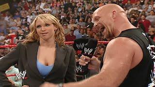 Stephanie Flirting With Stone Cold What?