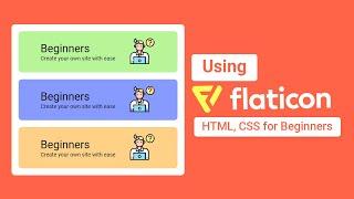 How To Use Flaticon | Using Flaticon In CSS, HTML | Flaticon For Beginners | Flaticons | Icons CSS