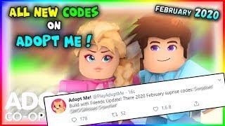ALL NEW CODES on Adopt Me !!? (February 2020) / Roblox