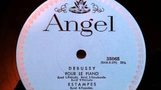 Claude Debussy - Estampes - Nº1. Pagodes (1903) - (Gieseking, 1953) - Angel Vinyl 35065 Remaster