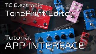 TC Electronic TONEPRINT EDITOR Tutorial part I: App interface | Deep Dive