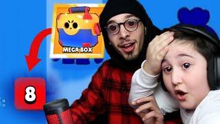 8 CLICK!!! BOX OPENING!!! SPIKE დავაგდე?! ft. @NikaTMG | Brawl Stars