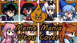 Meme Mania but Every Turn a Different Character Sings (FNF Meme Mania  But everyone) - [UTAU Cover]