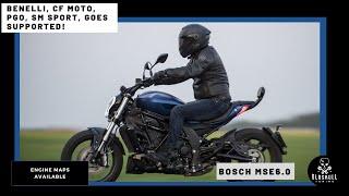 Benelli, CF Moto, Goes, PGO NOW available! Bosch MSE6.0