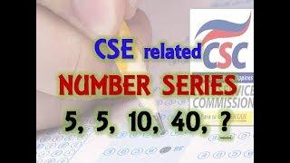 MATH: 10 items number SERIES for CIVIL SERVICE EXAM