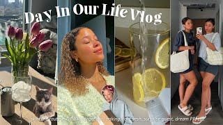 DAY IN OUR LIFE I a surprise guest, target run, baking, GRWM, rant sesh, getting dream pr,  etc.