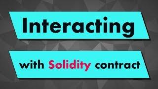 Solidity Tutorial: Interacting with a Smart Contract with Remix