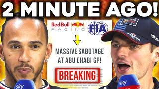 HUGE NEWS for Verstappen after Mclaren commits major Sabotage! Hamilton Final Message to mercedes!