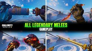 All Legendary Melees in CODM - Inspection & Gameplay COD Mobile