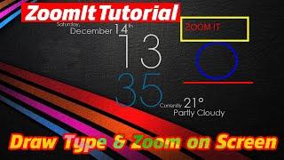 Zoomit, How to use ZoomIt software, ZoomIt Tutorial,