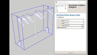 Clothes Hangers Sketchup