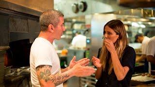 Eden Eats NYC, with chef Mike Solomonov at Zahav (hummus and laffa bread)