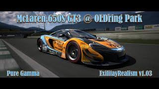 McLaren 650S GT3 @ OLDring Park Exilitay Realism v1.03