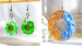 4 Most Amazing DIY ideas from epoxy resin/ cutest jewelry DIY/ Fancy resin ideas