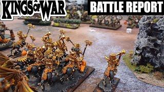 Abyssal Dwarfs vs Orcs - Kings of War Battle Report