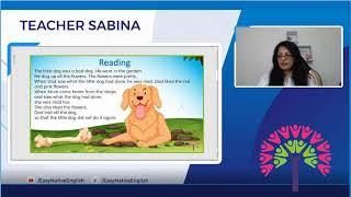 ESL Beginner's English Lesson 1 LIVE with Teacher Sabina