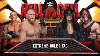 FULL MATCH - BROCK LESNAR & RANDY ORTON VS UNDERTAKER & KANE