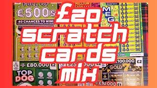 £20 SCRATCH CARDS MIX CAN I GET A PROFIT?#lottery