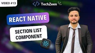 React Native Tutorial #13 : SectionList Component | Display Nested Array Data