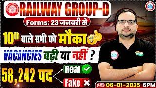 Railway Group D Vacancy 2025 | 10th Pass Job | Viral Notice Real or Fake? क्या Vacancy बढ़ेगी?