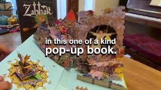 Opening up the Zahhak pop up book