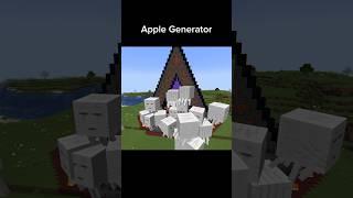 Apple Generator  #minecraft #gaming