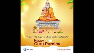 Guru Purnima Wishes | Aleph INDIA GROUP