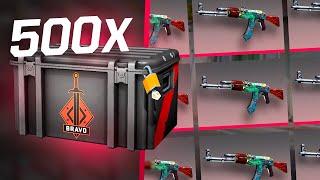 SO MANY FIRE SERPENTS!! (500x Bravo Case Opening)