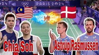 WOWChia/soh VS Astrup/Rasmussen MATCH2024THROWBACK‼️Dapatkah Mereka Meraih Pingat Malam ini?‼️