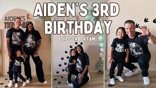 Aiden turns 3!!! Preparing for the BIG Day! | The Gerber Fam