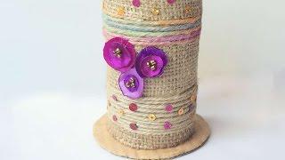 How To Recycled Tissue Paper Roll Vase - DIY Crafts Tutorial - Guidecentral