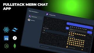 React Chat App | Fullstack | MERN PROJECT | TAILWIND | Part 1