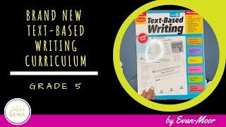 EVAN-MOOR TEXT-BASED WRITING 5th GRADE || SECULAR HOMESCHOOL CURRICULUM || Language Arts 5th Grade