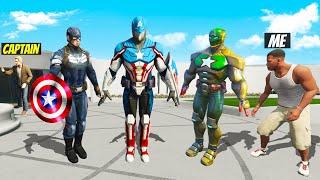 I Stole EVERY CAPTAIN AMERICA'S SUIT From CAPTAIN AMERICA in GTA 5!