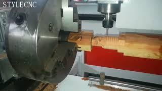 STYLECNC 2000*4000 4 axis woodworking machine for wood and acrylic processing