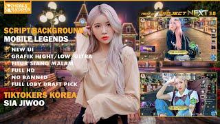 Background Mobile Legends Tiktoker Korea Sia Jiwoo New UI