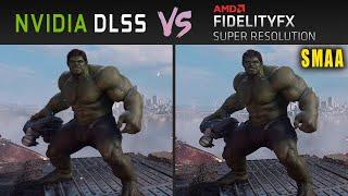 Nvidia DLSS vs AMD FSR (SMAA) // Graphics & Performance Comparison