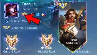 I FINALLY MET THE BEST ALUCARD USER IN THE WORLD!! I SHOWED HIM MY DAMAGE TIGREAL - Mobile Legends