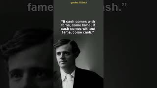 IF CASH COMES WITH FAME | Jack London Quote | Jack London | Interesting Quote #SHORTS