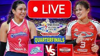 CREAMLINE VS CHERY TIGGO LIVE NOW • QUARTERFINALS | PVL ALL FILIPINO CONFERENCE 2025 #pvllivetoday