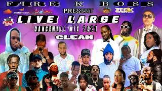 Dancehall Mix December 2021 CLEAN Live Large: DJ Zee K The Fire K Boss (Clean Dancehall Mix 2021)