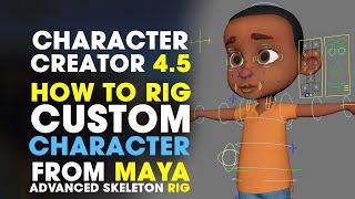 Character Creator 4.5 | How to Rig Custom Character from Maya using Character Creator