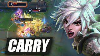 How to Carry Riven Jungle 1v9 in Solo Q Rank Game Season 14