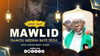 6ème Nuit Mawlid Medina Baye 2024 avec Cheikh Mouhamadoul Macky Ibrahim Niass.   @malbntv