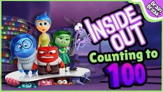 Inside out counting to 100 | Brain Break| Fun Exercises for Kids!  | Kids Learning Video